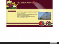 gartenbau-maes.de Webseite Vorschau