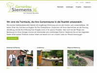 gartenbau-siemens.de Webseite Vorschau