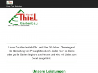 gartenbau-thiel.de Webseite Vorschau