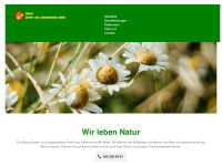 gartenbau-zahner.ch Webseite Vorschau