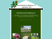 gartenbauverein-hepberg.de Webseite Vorschau