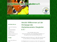 gartenbauverein-gangkofen.de Webseite Vorschau