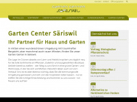 gartencentersaeriswil.ch Webseite Vorschau