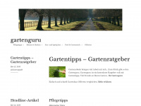 gartenguru.ch Webseite Vorschau