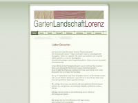 gartenlandschaftlorenz.de Webseite Vorschau
