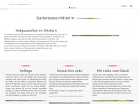 gartenpension-fischl.at Webseite Vorschau