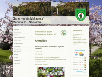 gartenverein-mallau.de Webseite Vorschau