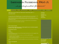 gartenverein-pastorenweg.de Webseite Vorschau
