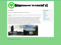 gartenverein-schurzfell.de Webseite Vorschau