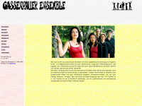 gassenhauer-ensemble.de Webseite Vorschau
