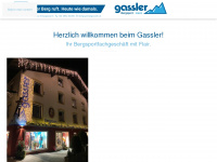 gassler.at Webseite Vorschau