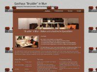 gasthaus-bruddler.de Webseite Vorschau