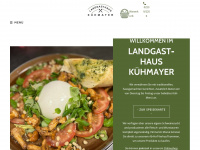gasthaus-kuehmayer.at Webseite Vorschau