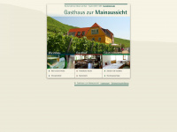 gasthaus-mainaussicht.de Webseite Vorschau