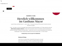 gasthaus-mayor.ch Webseite Vorschau