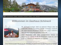 gasthaus-schoeneck.at Webseite Vorschau