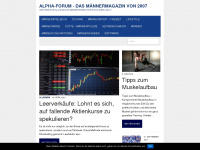 alpha-forum.de Webseite Vorschau