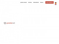 promio.net Webseite Vorschau