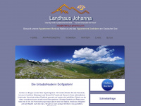 landhaus-johanna.com Webseite Vorschau
