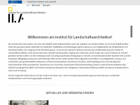 ila.uni-hannover.de Webseite Vorschau