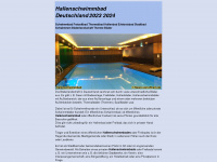 hallenschwimmbad.de Webseite Vorschau