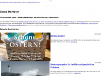 stand-montafon.at Webseite Vorschau
