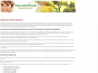 naturasellina.de Webseite Vorschau