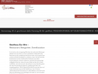 gasthaus-zur-alm.de Webseite Vorschau
