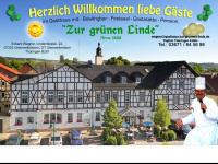 gasthaus-zur-gruenen-linde.de Webseite Vorschau