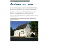 gasthauszumlamm.de Webseite Vorschau