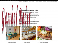 gasthof-bader.at Webseite Vorschau