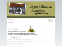gasthof-goldenes-kreuz.de Webseite Vorschau