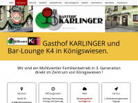 gasthof-karlinger.at Webseite Vorschau