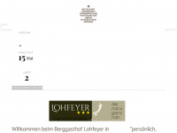 gasthof-lohfeyer.at Webseite Vorschau
