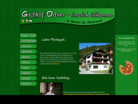 gasthof-ortner.at Webseite Vorschau