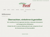 gasthof-postl.at Webseite Vorschau