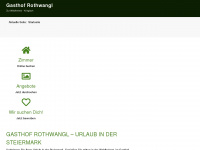 gasthof-rothwangl.at Webseite Vorschau