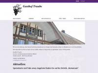 gasthof-traube.ch Webseite Vorschau