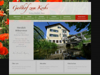 gasthof-zum-krebs.de Webseite Vorschau