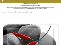 gastronomie-einrichtung.de Webseite Vorschau