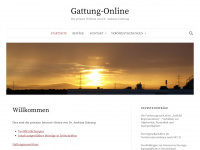 gattung-online.de Webseite Vorschau