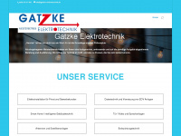 gatzke-elektrotechnik.de Webseite Vorschau