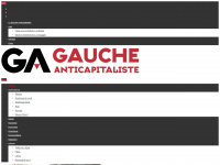 gauche-anticapitaliste.ch Webseite Vorschau