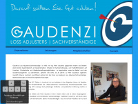 gaudenzi.at Webseite Vorschau