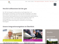 gaw.ch Webseite Vorschau