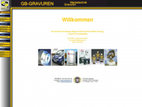 gb-gravuren.de Webseite Vorschau