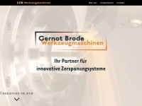 gb-werkzeugmaschinen.de Webseite Vorschau