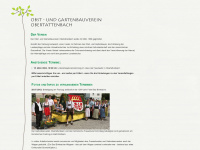 gbv-obertattenbach.de Webseite Vorschau