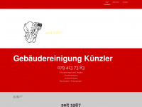 gebaeudereinigung-kuenzler.ch Webseite Vorschau