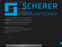 gebaeudetechnik-scherer.de Webseite Vorschau
